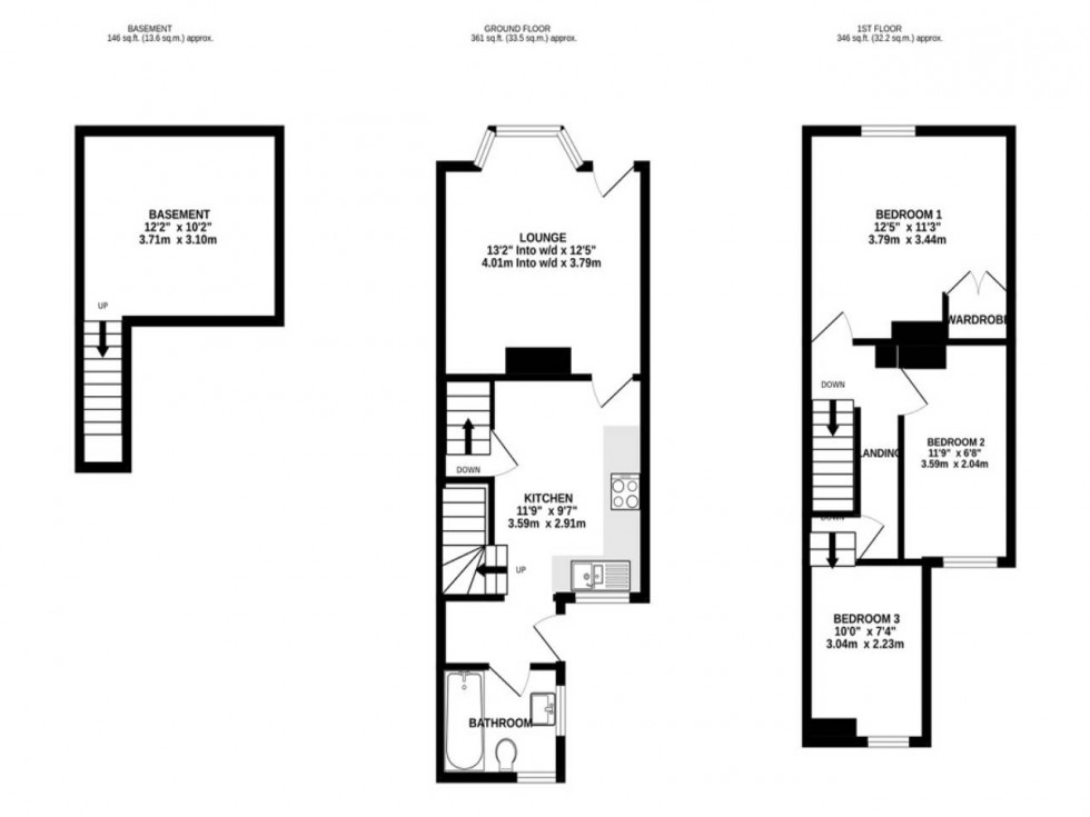 Floorplan for Trafalgar Street, Kent ,  ME7 4RL