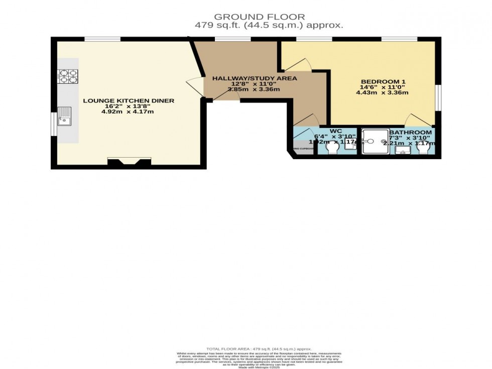 Floorplan for Durland House, Rainham , Kent  ME8 8AT