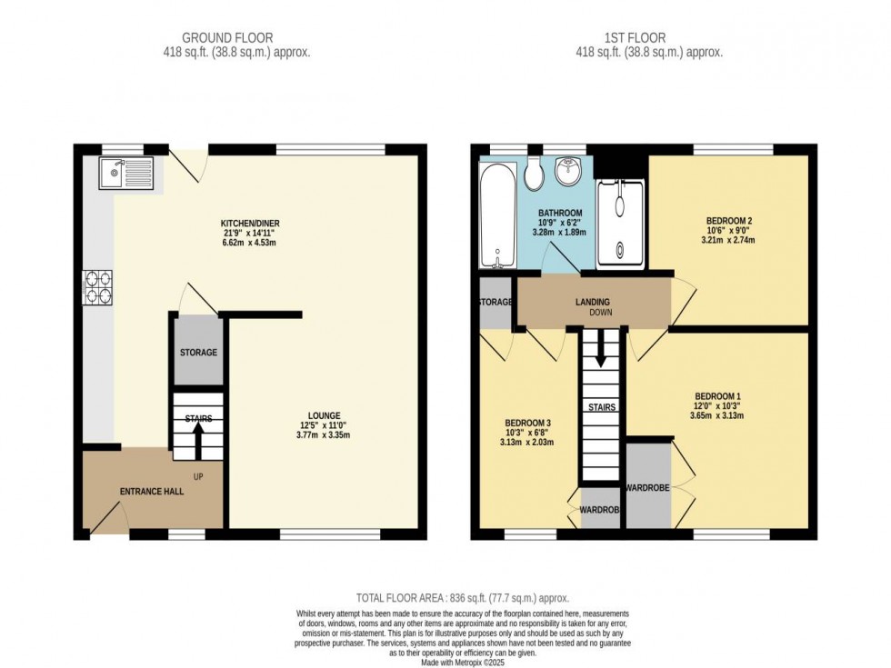 Floorplan for Laburnum Road, , Kent  ME2 2LB