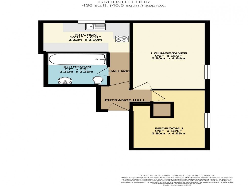 Floorplan for 104 High Street, Kent ,  ME8 8AD