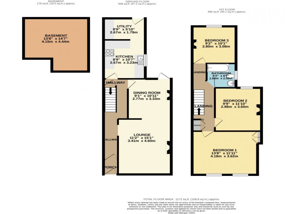 Floorplan for Barnsole Road, Kent ,  ME7 4DJ