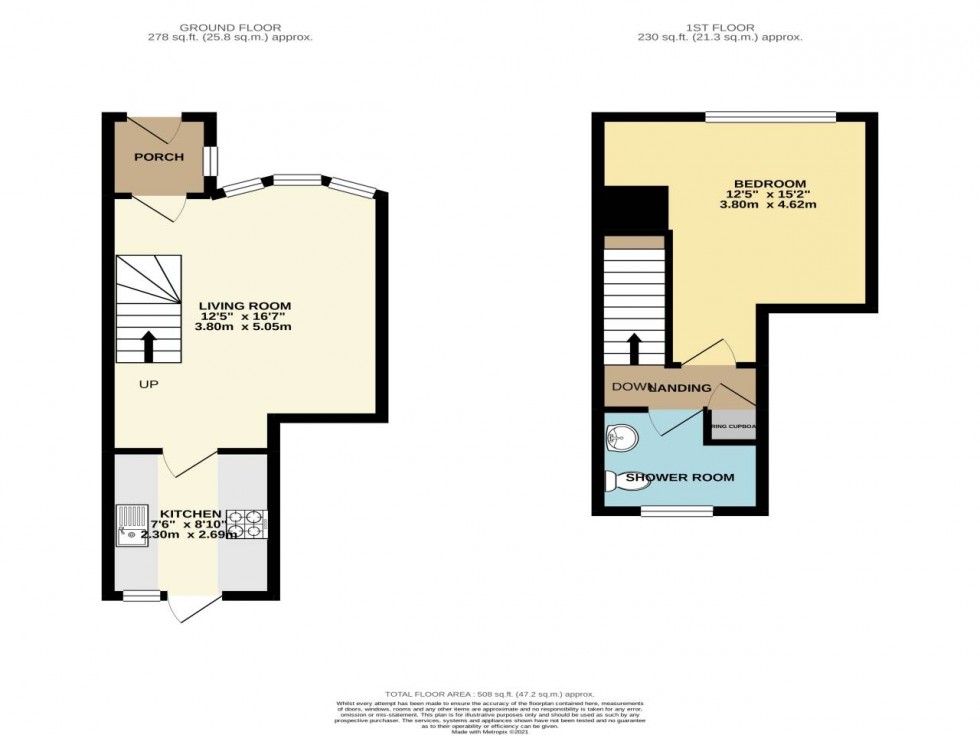 Floorplan for Stag Road, Kent,  ME5 8LG