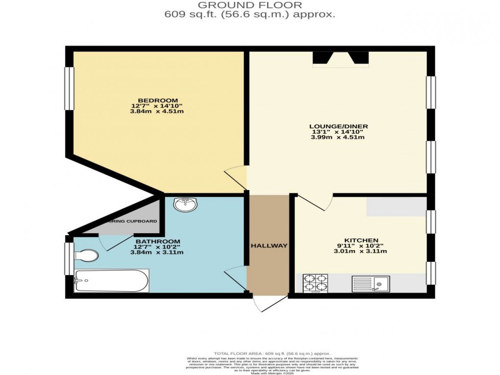 Floorplan for 104 High Street, Kent ,  ME8 8AD