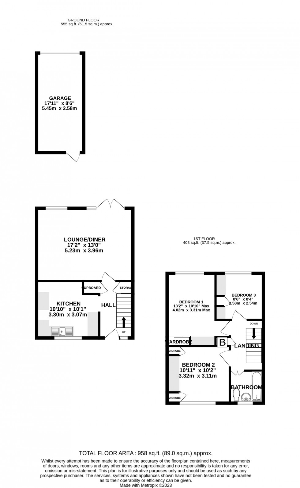 Floorplan for Sandringham Road, Parkwood, Rainham, Gillingham, Kent ME8 8RP