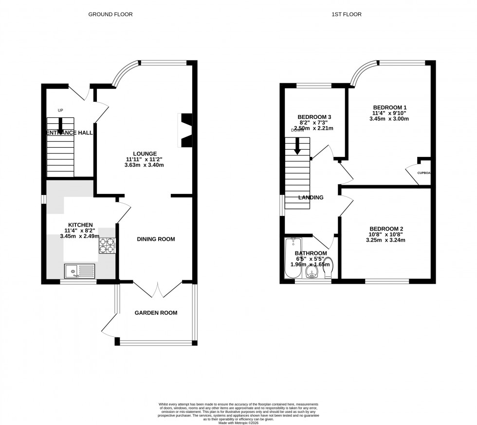 Floorplan for Lyndhurst Avenue, Rainham, Gillingham, Kent ME8 0HQ