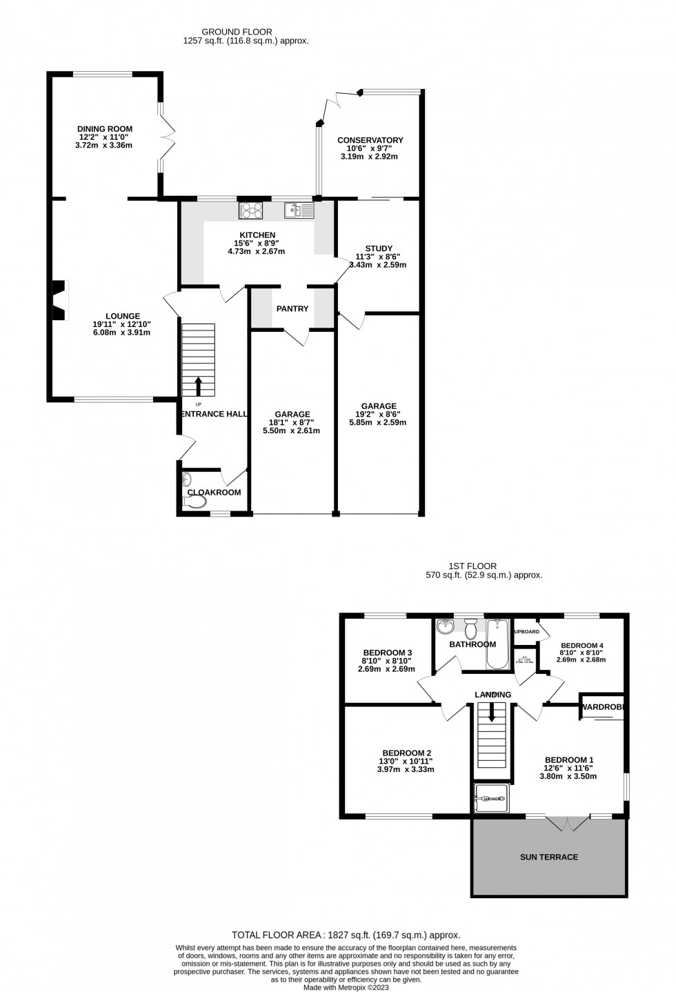 Floorplan for Hadleigh Court, Hempstead, Gillingham, Kent ME7 3SW