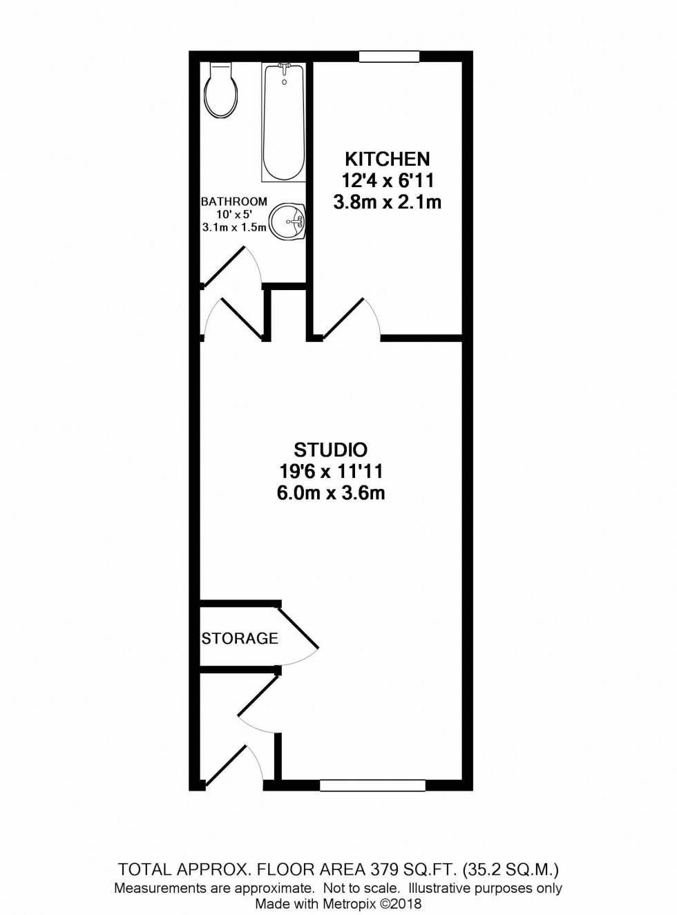 Floorplan for Victoria Street, Gillingham, Kent ME7 1EW