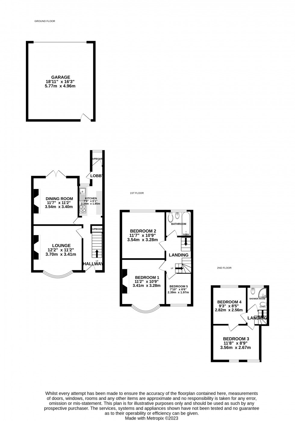 Floorplan for Featherby Road, Twydall, Gillingham, Kent ME8 6BS