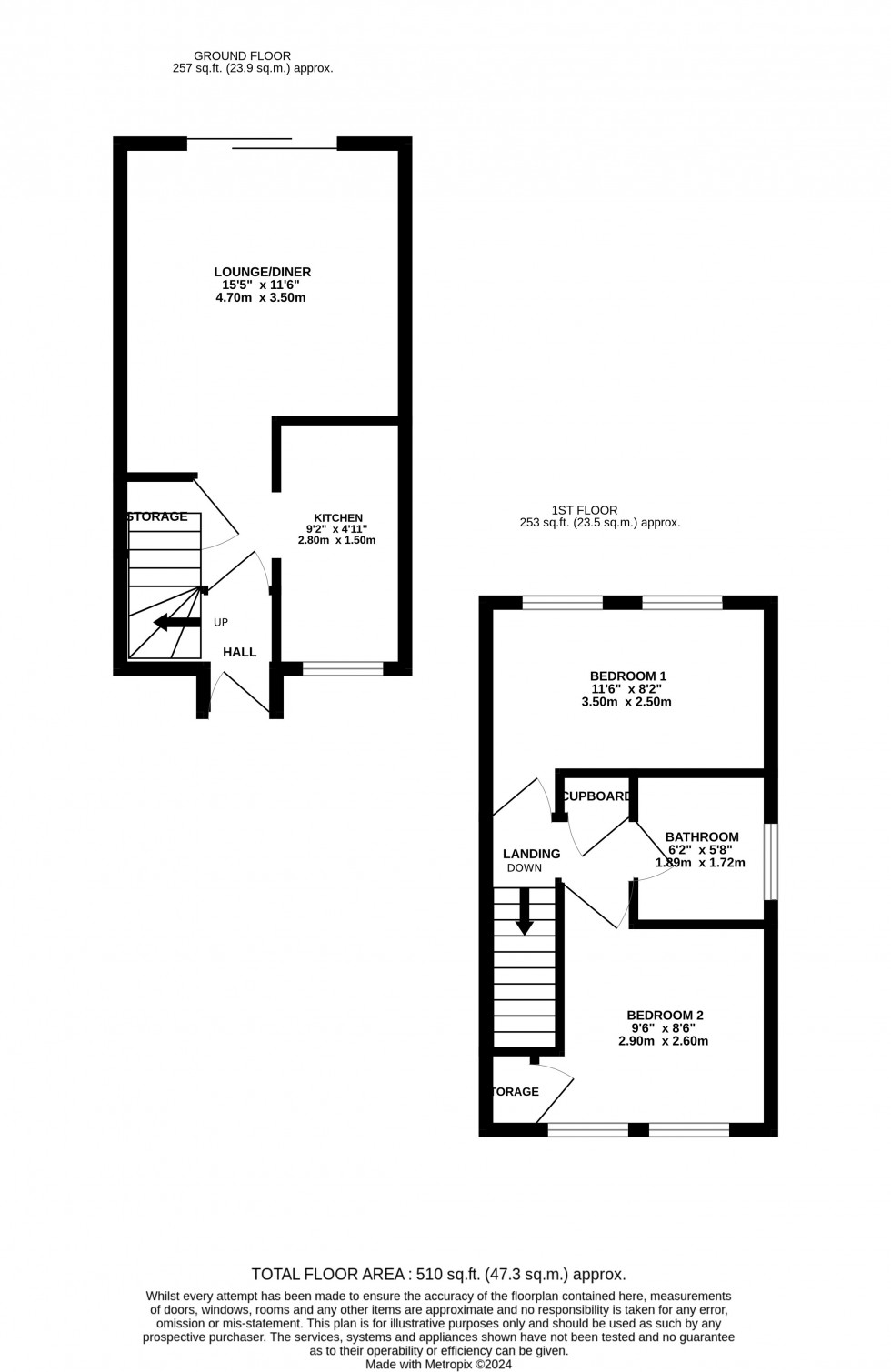 Floorplan for Dial Close, Gillingham, Kent ME7 2SD