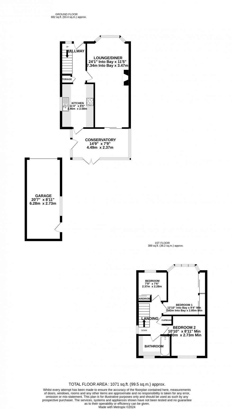 Floorplan for Whitcombe Close, Chatham, Kent ME5 8RL