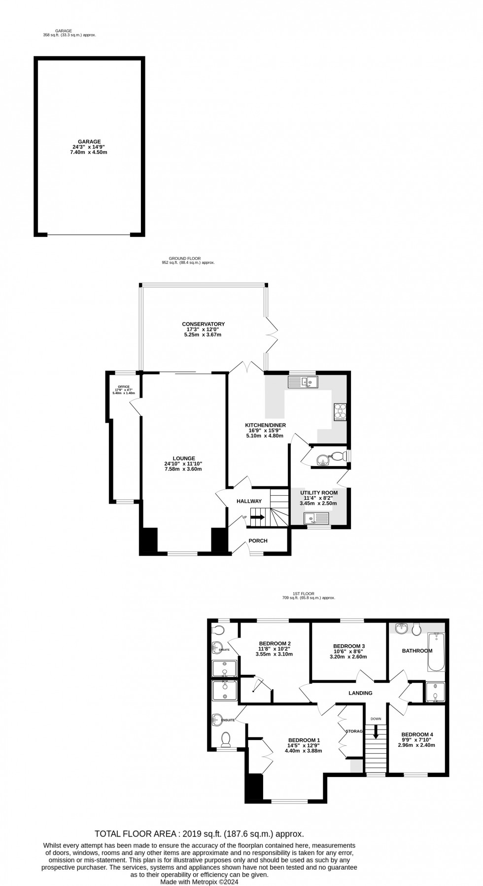 Floorplan for Sarsen Heights, Walderslade Woods, Chatham, Kent ME5 9HW