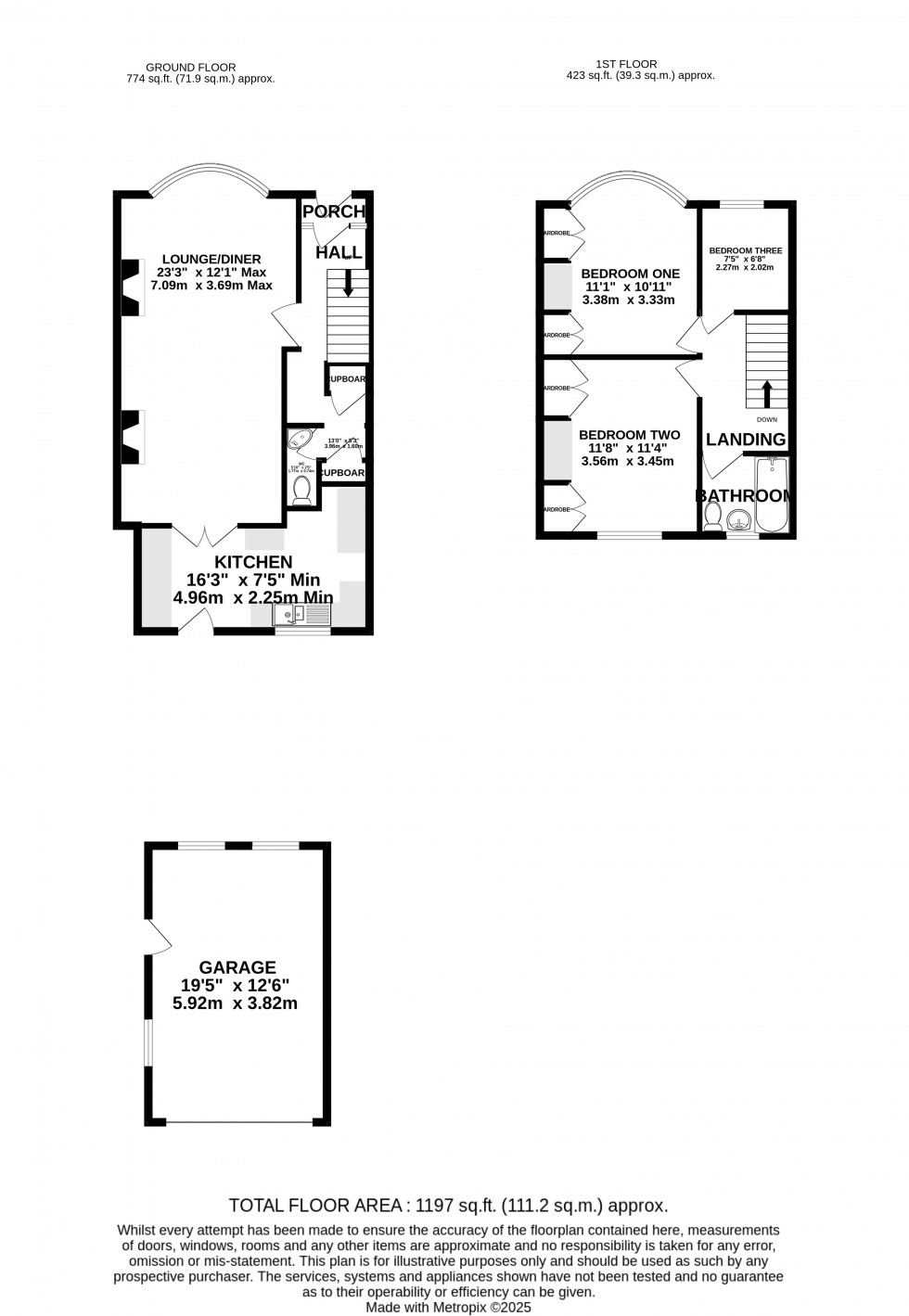 Floorplan for Magpie Hall Road, Chatham, Kent ME4 5XH