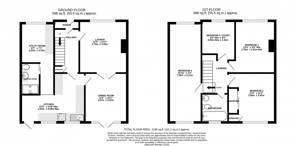Floorplan for Parkfield Road, Rainham, Gillingham, Kent ME8 7SZ