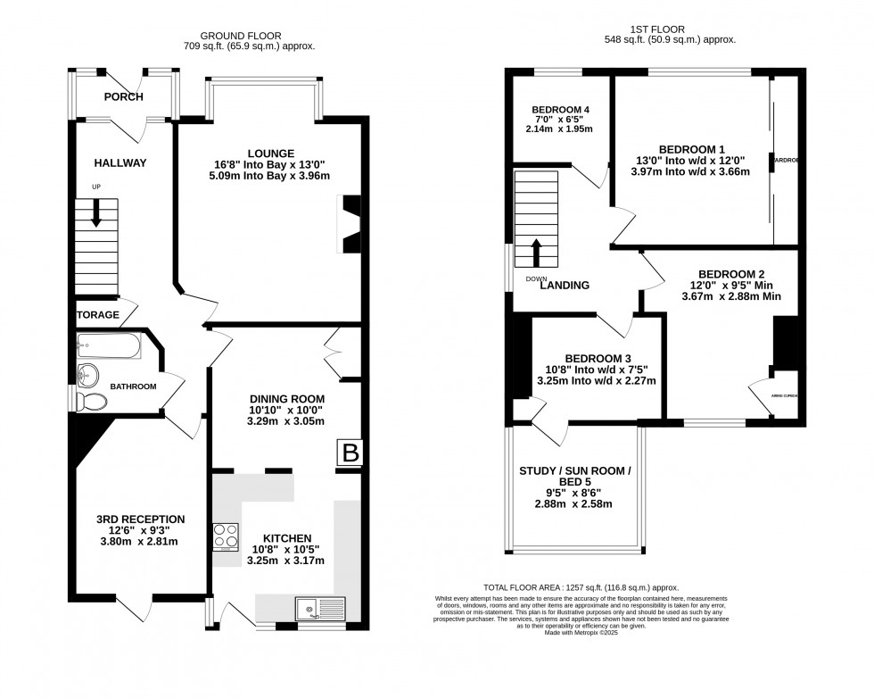 Floorplan for Barnsole Road, Gillingham, Kent ME7 4JG