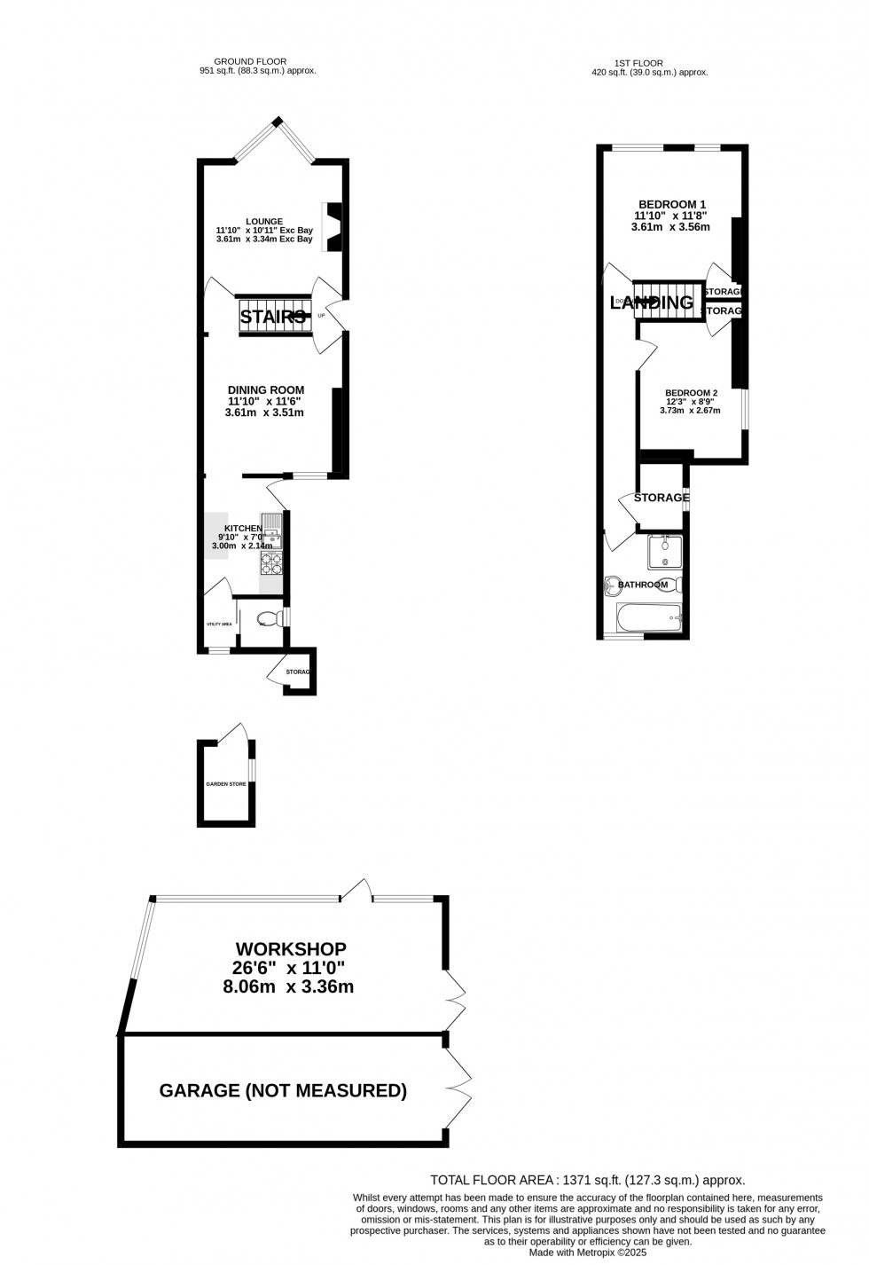Floorplan for Rosebery Road, Gillingham, Kent ME7 1PP