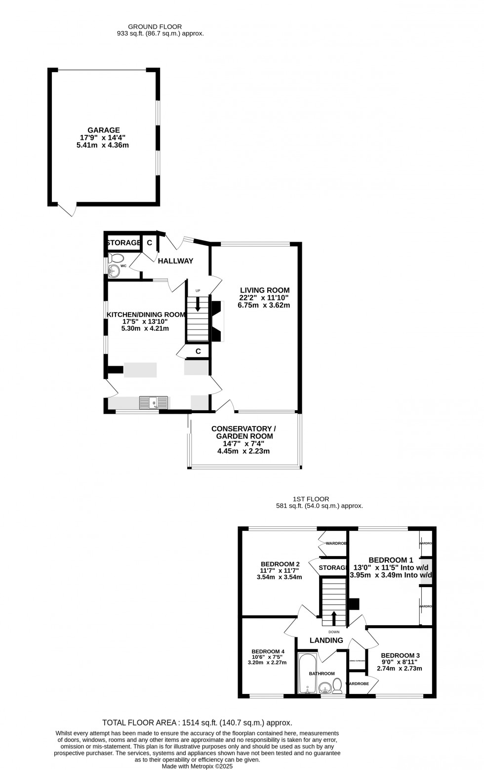Floorplan for Walderslade Road, Walderslade, Chatham, Kent ME5 0PA