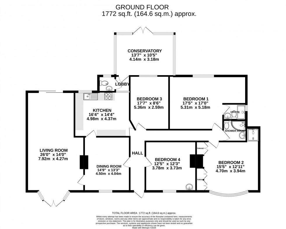Floorplan for Hollywood Lane, Rochester, Kent ME3 8AR