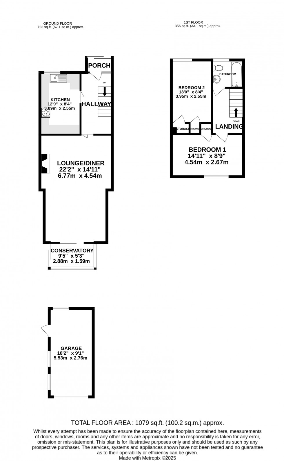 Floorplan for Silverweed Road, Chatham, Kent ME5 0RD