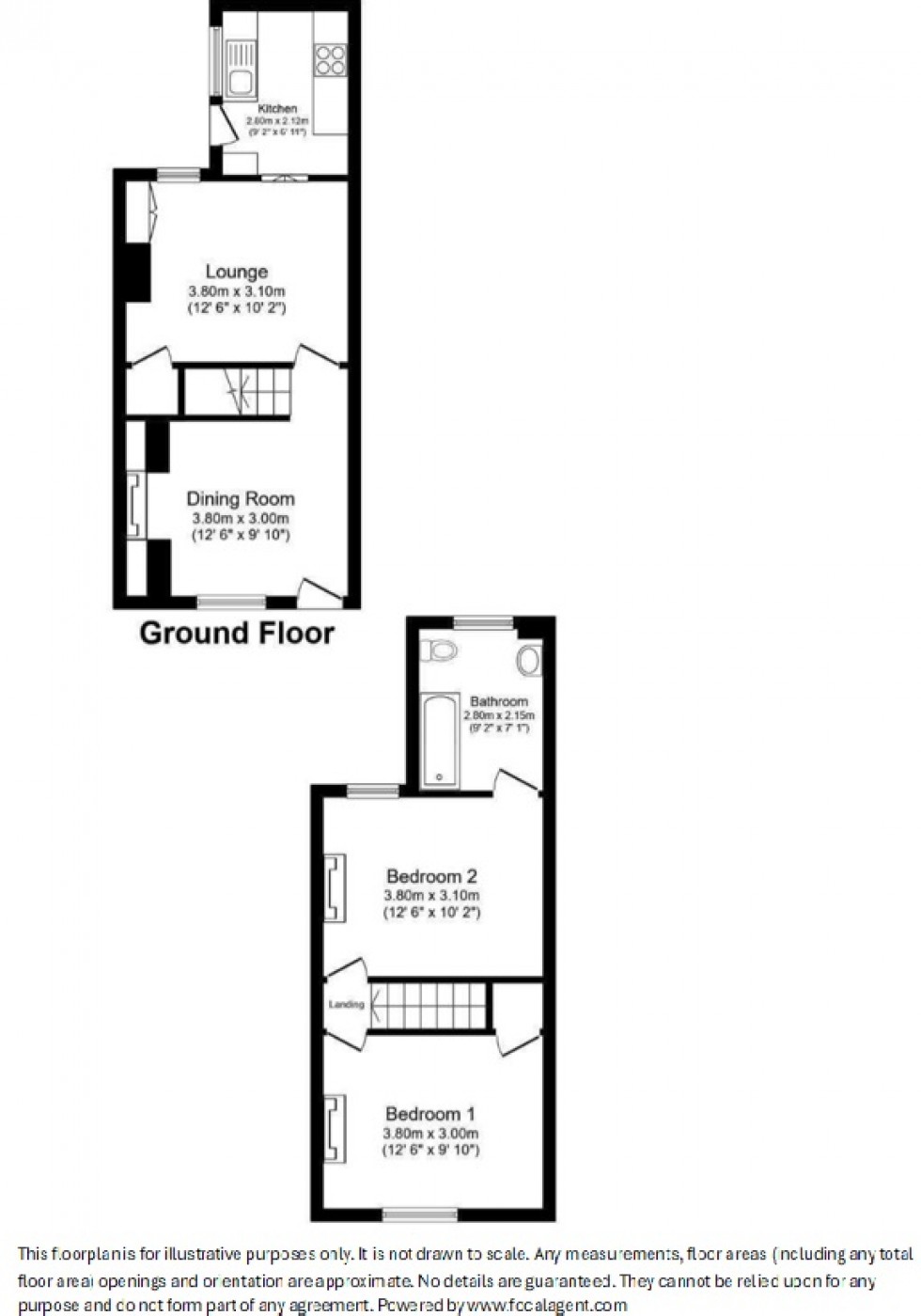 Floorplan for Castle Road, Chatham, Kent ME4 5HX