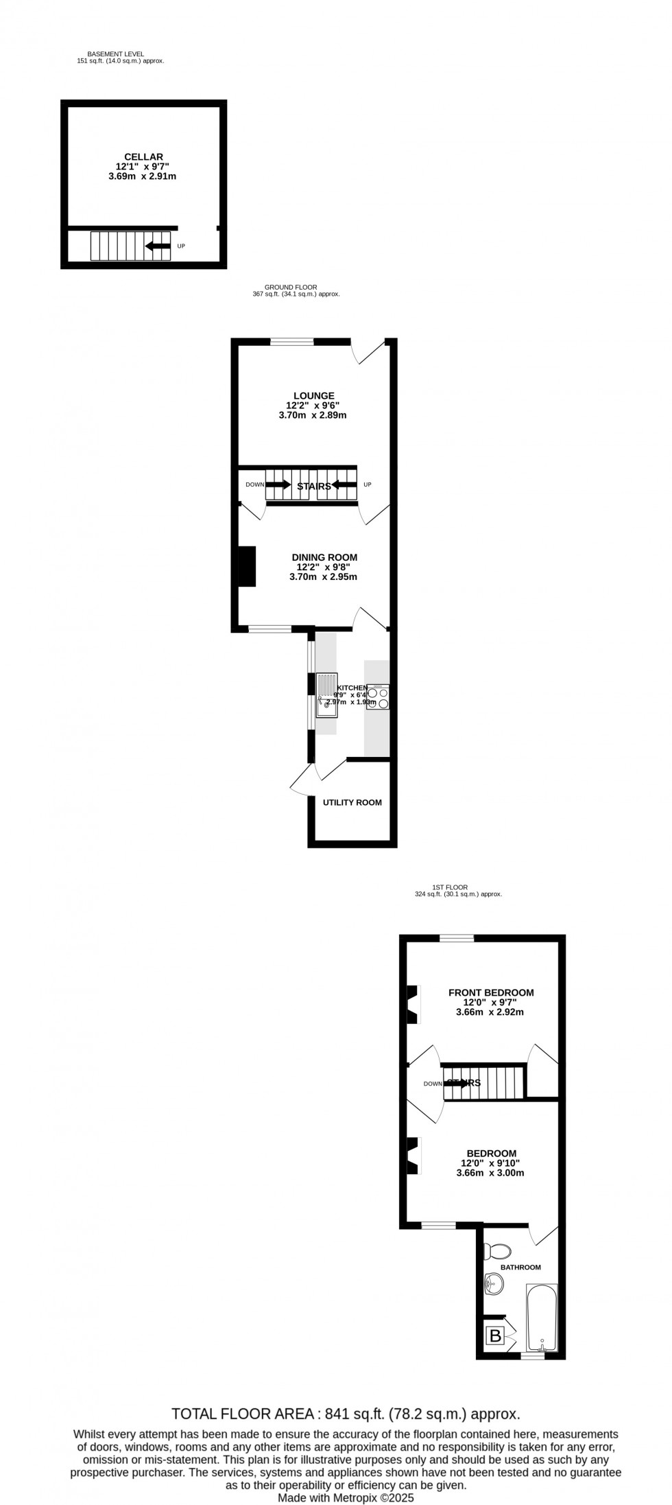 Floorplan for Charter Street, Chatham, Kent ME4 5RY