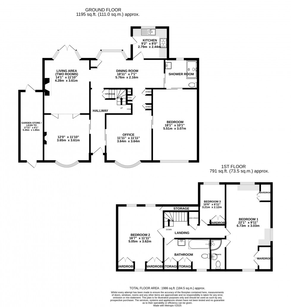 Floorplan for Nashenden Lane, Borstal, Rochester, Kent ME1 3JQ