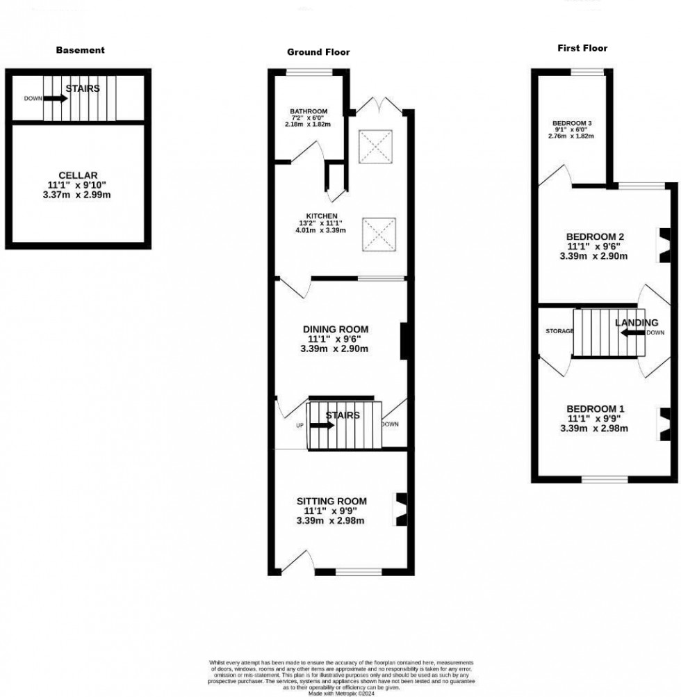 Floorplan for Queens Road, Gillingham, Kent ME7 4LP