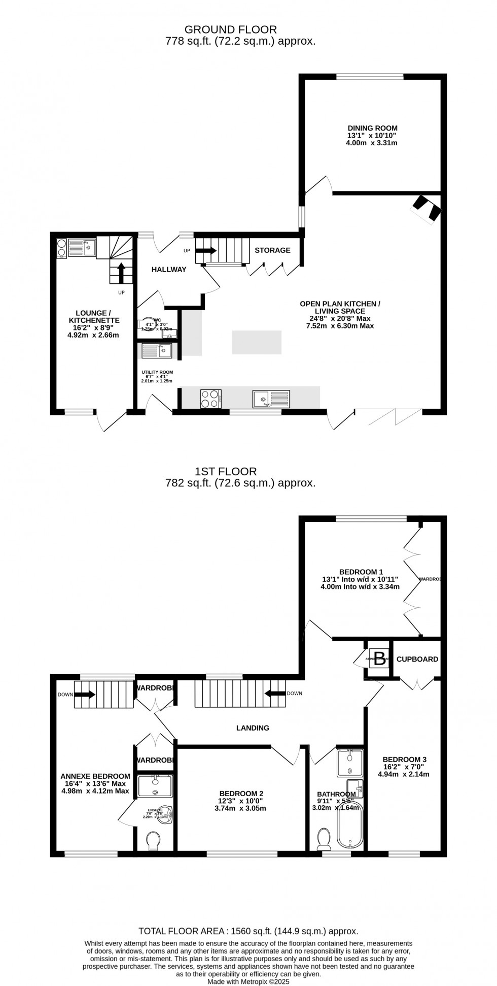 Floorplan for Lower Hartlip Road, Sittingbourne, Kent ME9 7SU