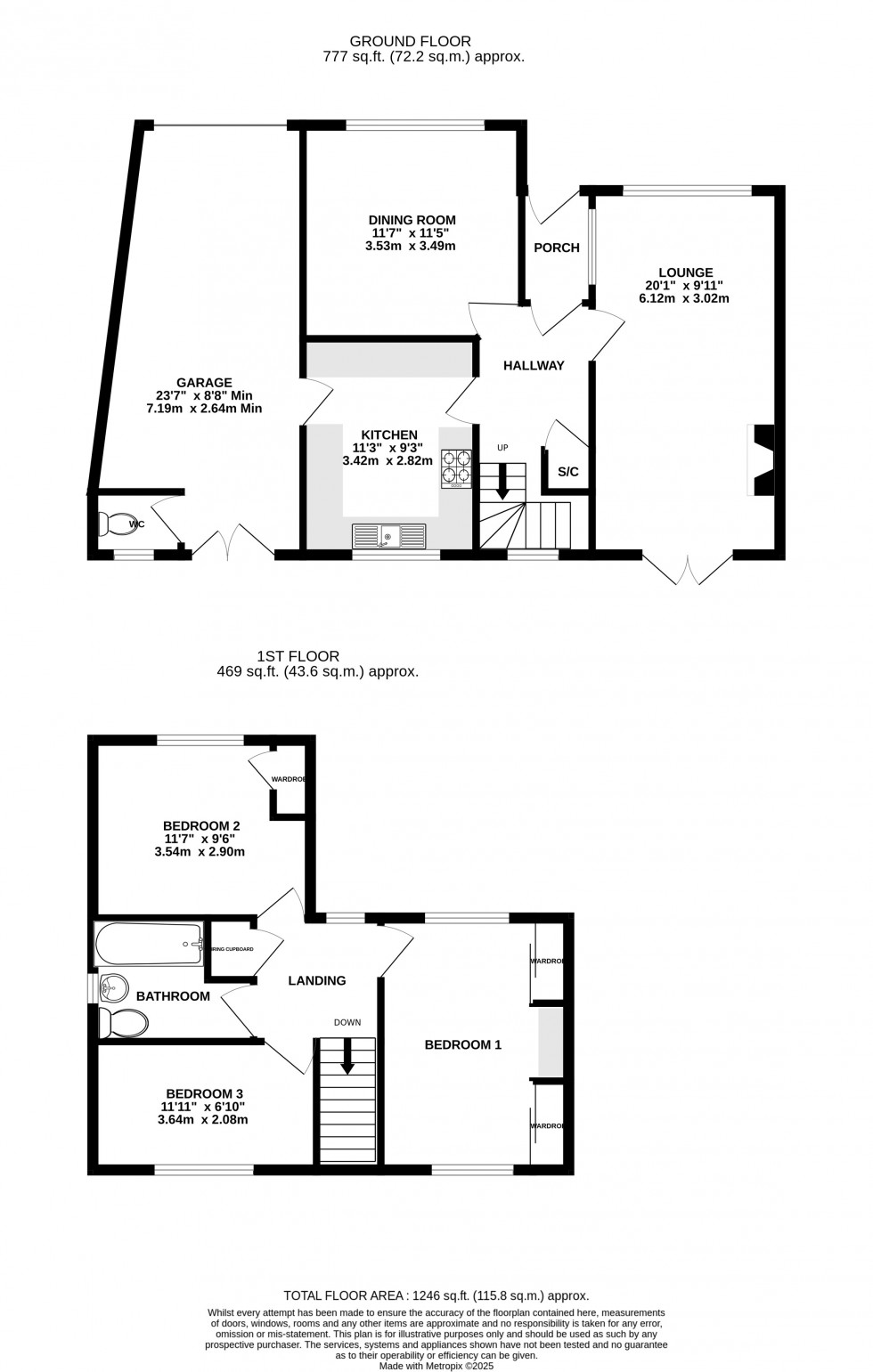 Floorplan for Burma Way, Chatham, Kent ME5 0JL