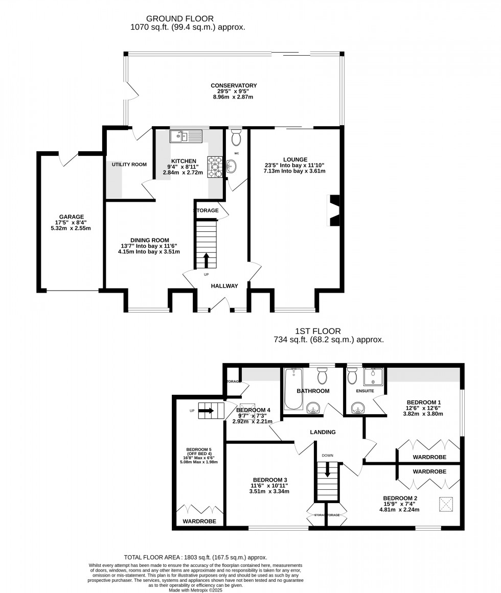 Floorplan for Feldspar Close, Walderslade Woods, Chatham, Kent ME5 9LE