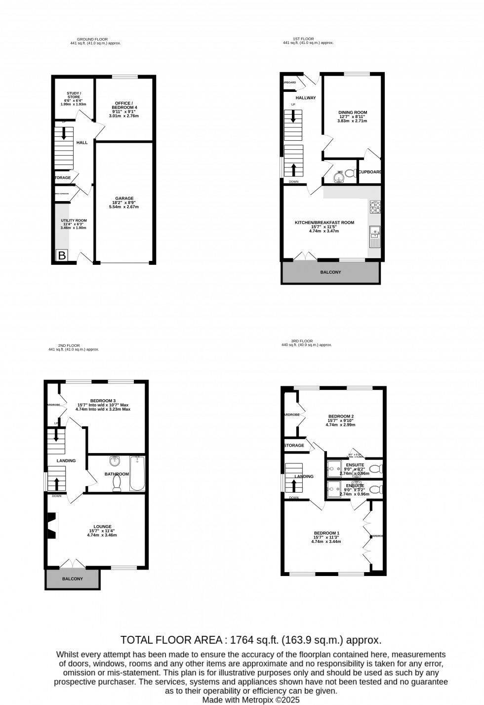 Floorplan for Borstal Road, Rochester, Kent ME1 3BD