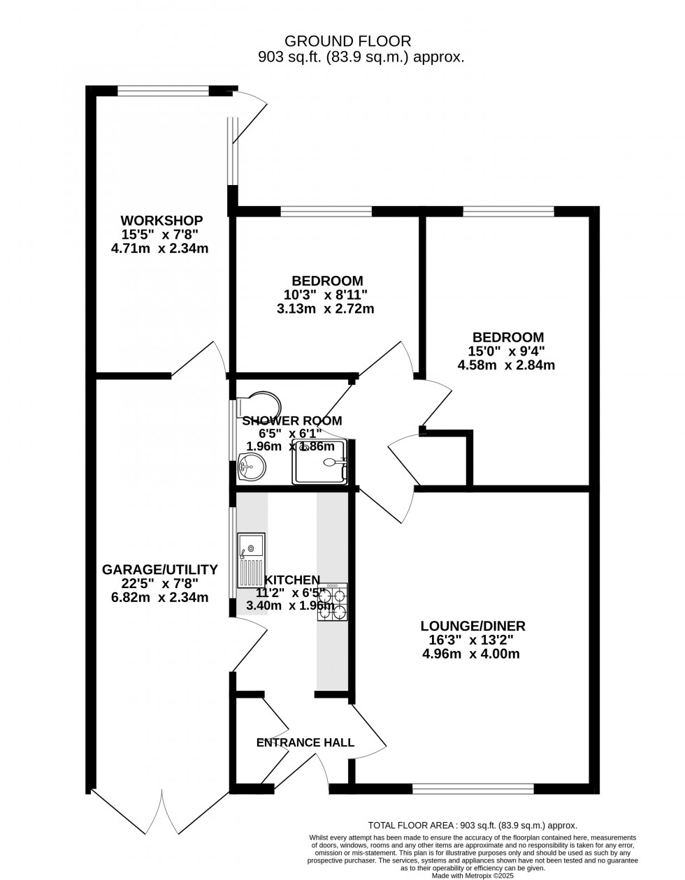 Floorplan for Hamelin Road, Darland, Gillingham, Kent ME7 3EX