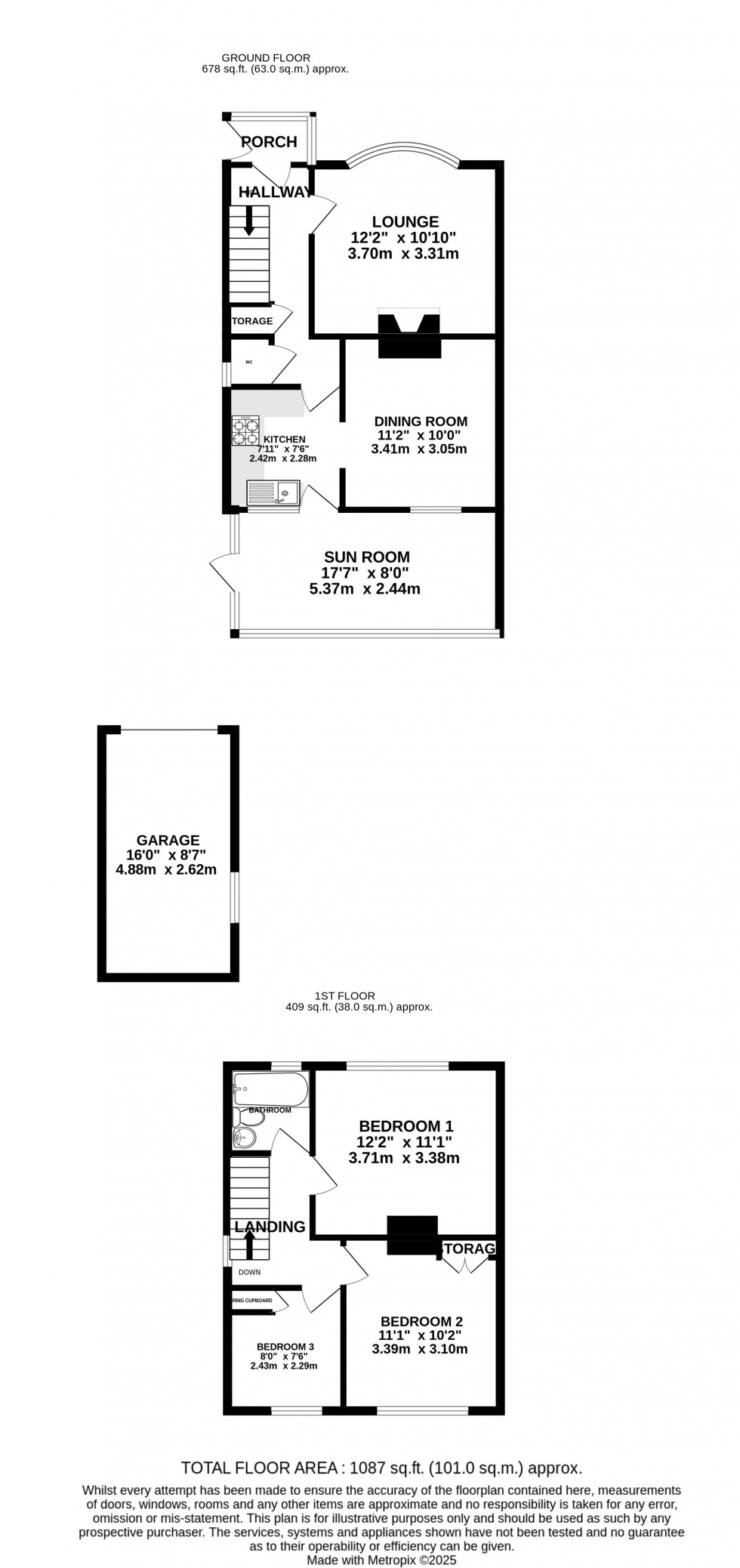 Floorplan for Herbert Road, Rainham, Gillingham, Kent ME8 9BZ