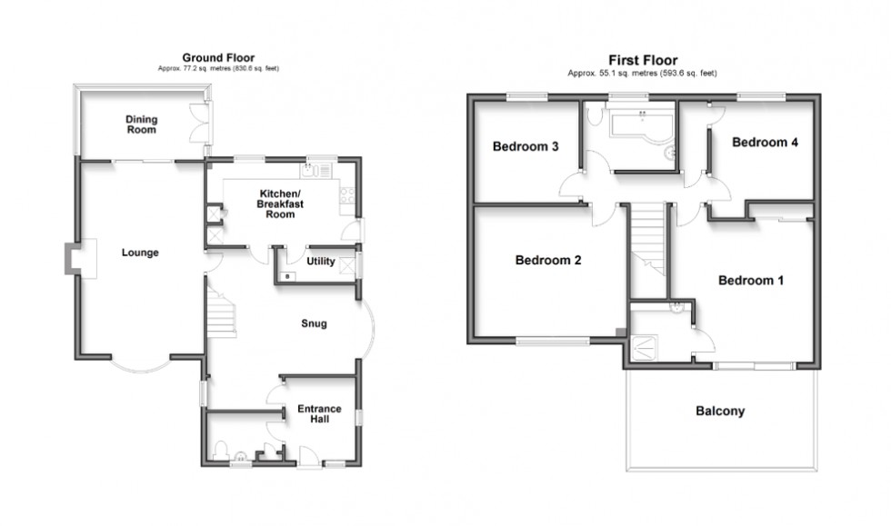Floorplan for Sandy Dell, Hempstead, Gillingham, Kent ME7 3SZ