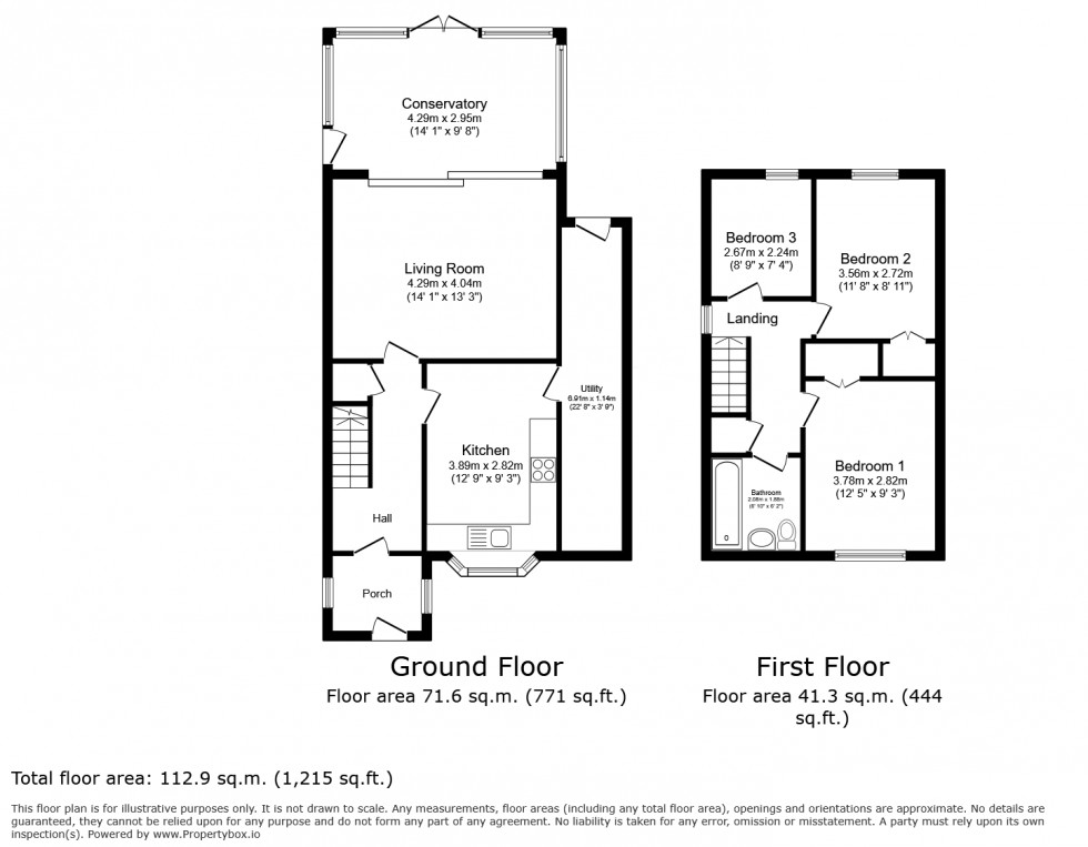 Floorplan for Aintree Road, Lordswood, Chatham, Kent ME5 8PY