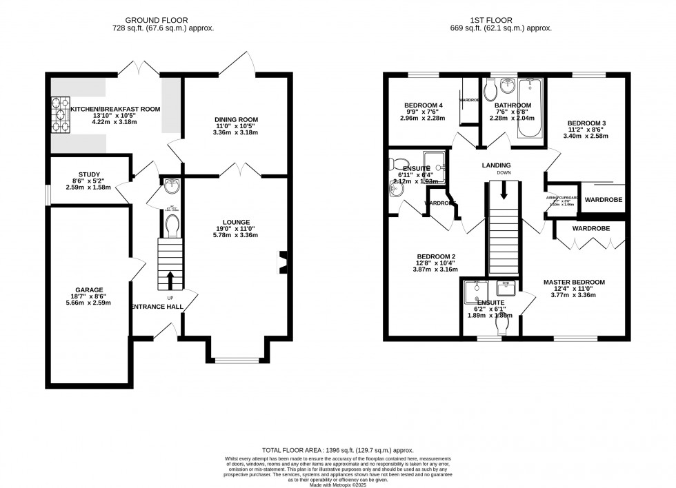 Floorplan for Woolbrook Close, Rainham, Gillingham, Kent ME8 8ST