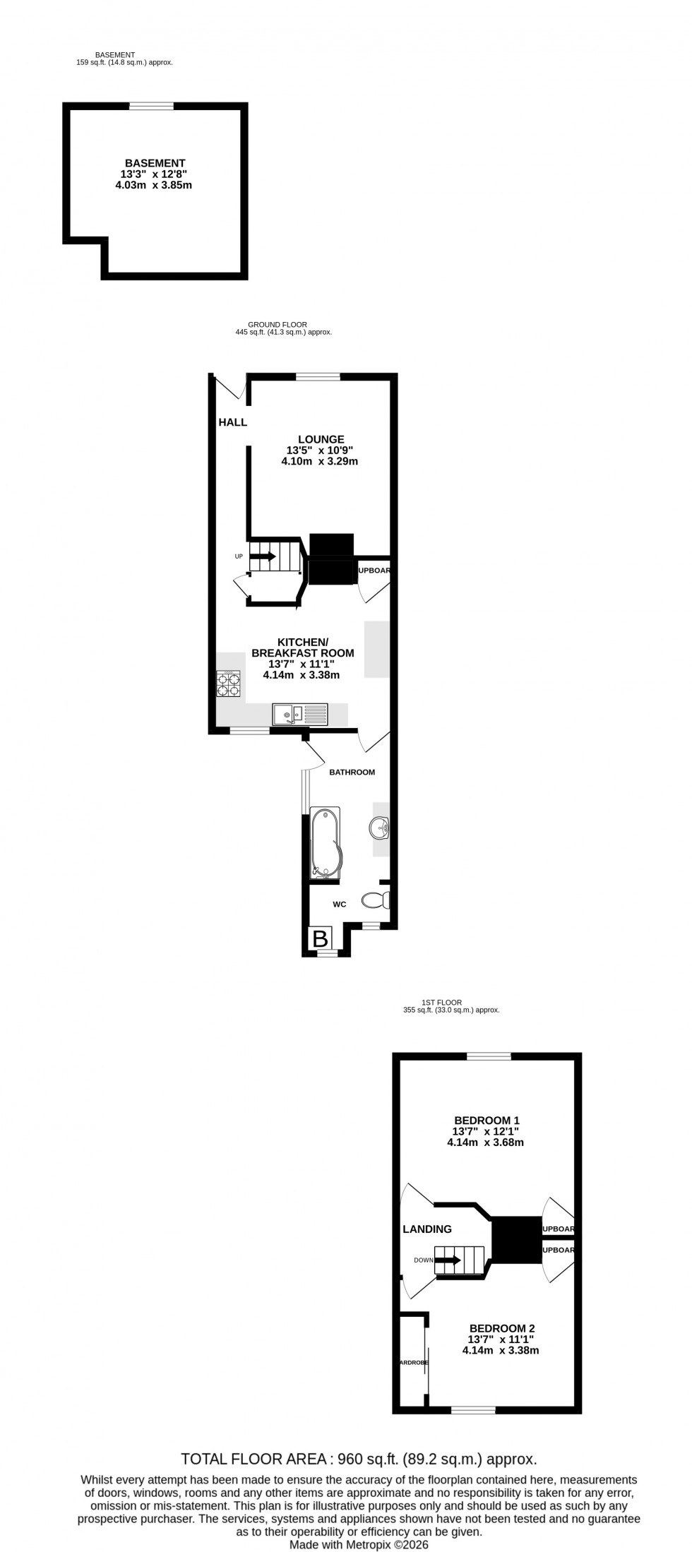Floorplan for Ordnance Street, Chatham, Kent ME4 6SJ