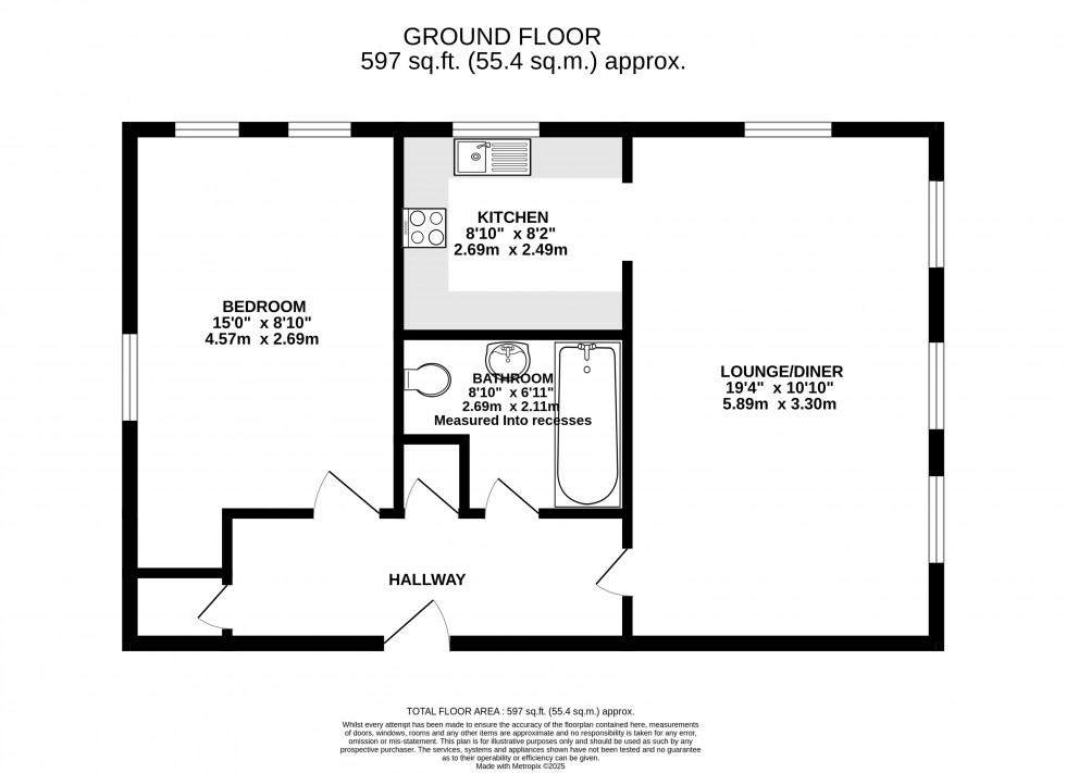 Floorplan for Diana Road, Chatham, Kent ME4 5PW