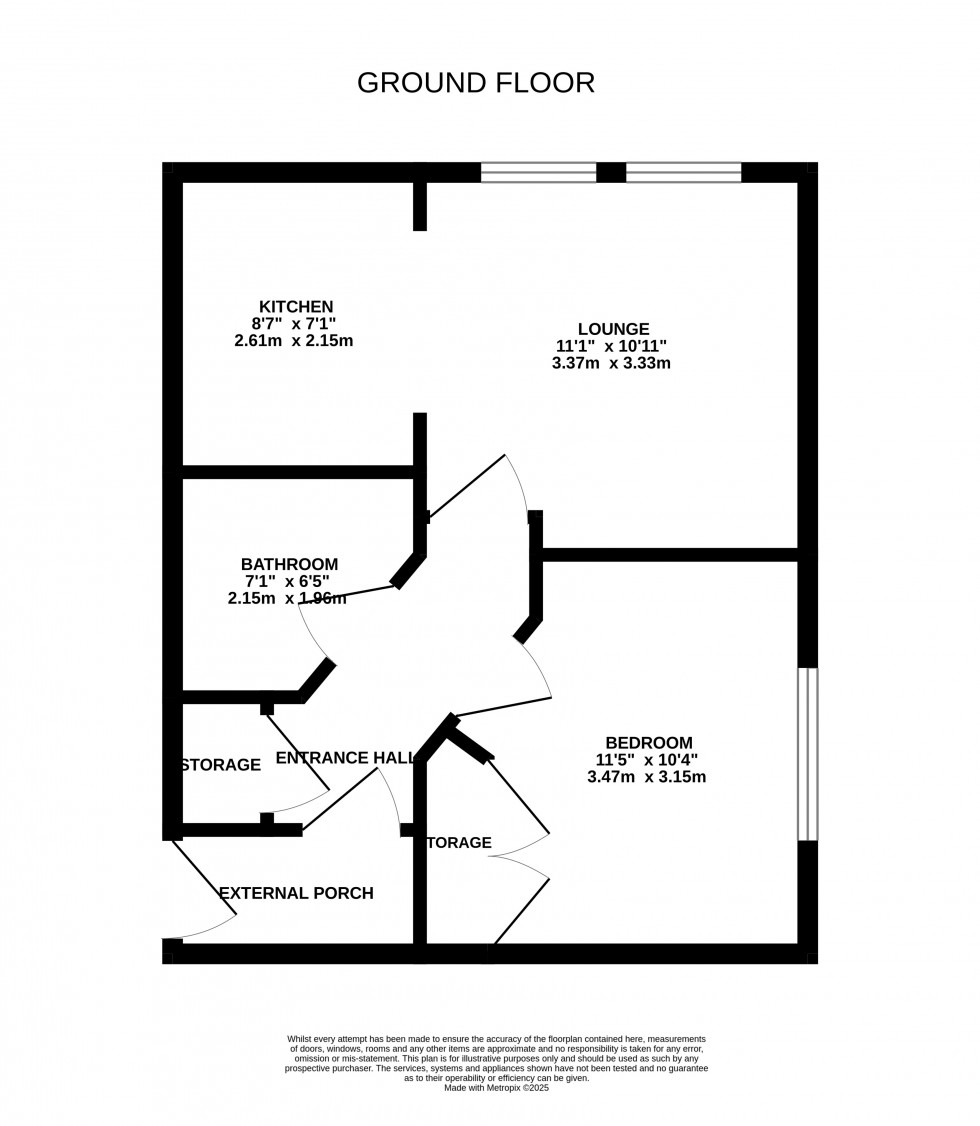 Floorplan for Ward View, Chatham, Kent ME5 7FD