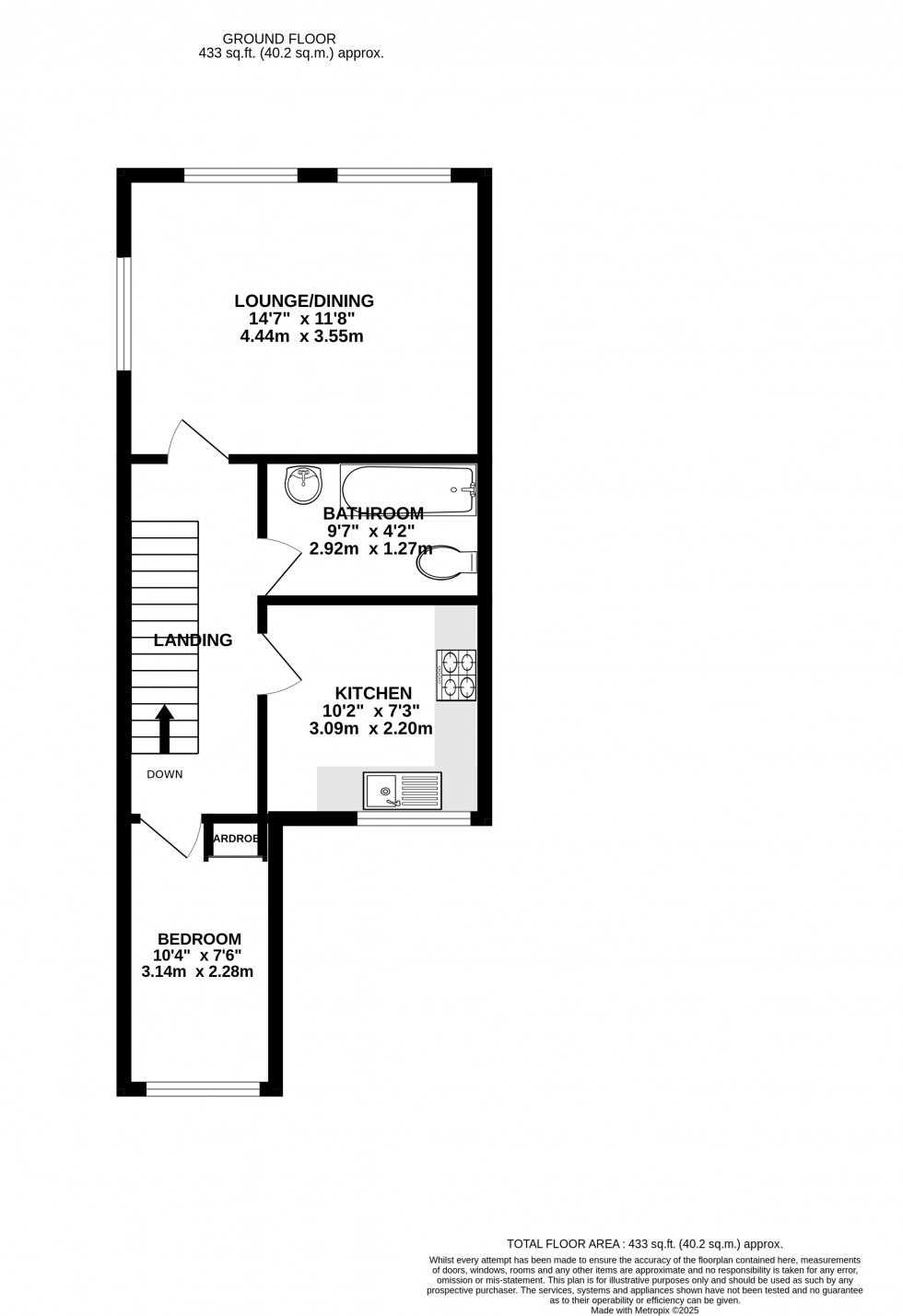 Floorplan for Gillingham Road, Gillingham, Kent ME7 4RZ