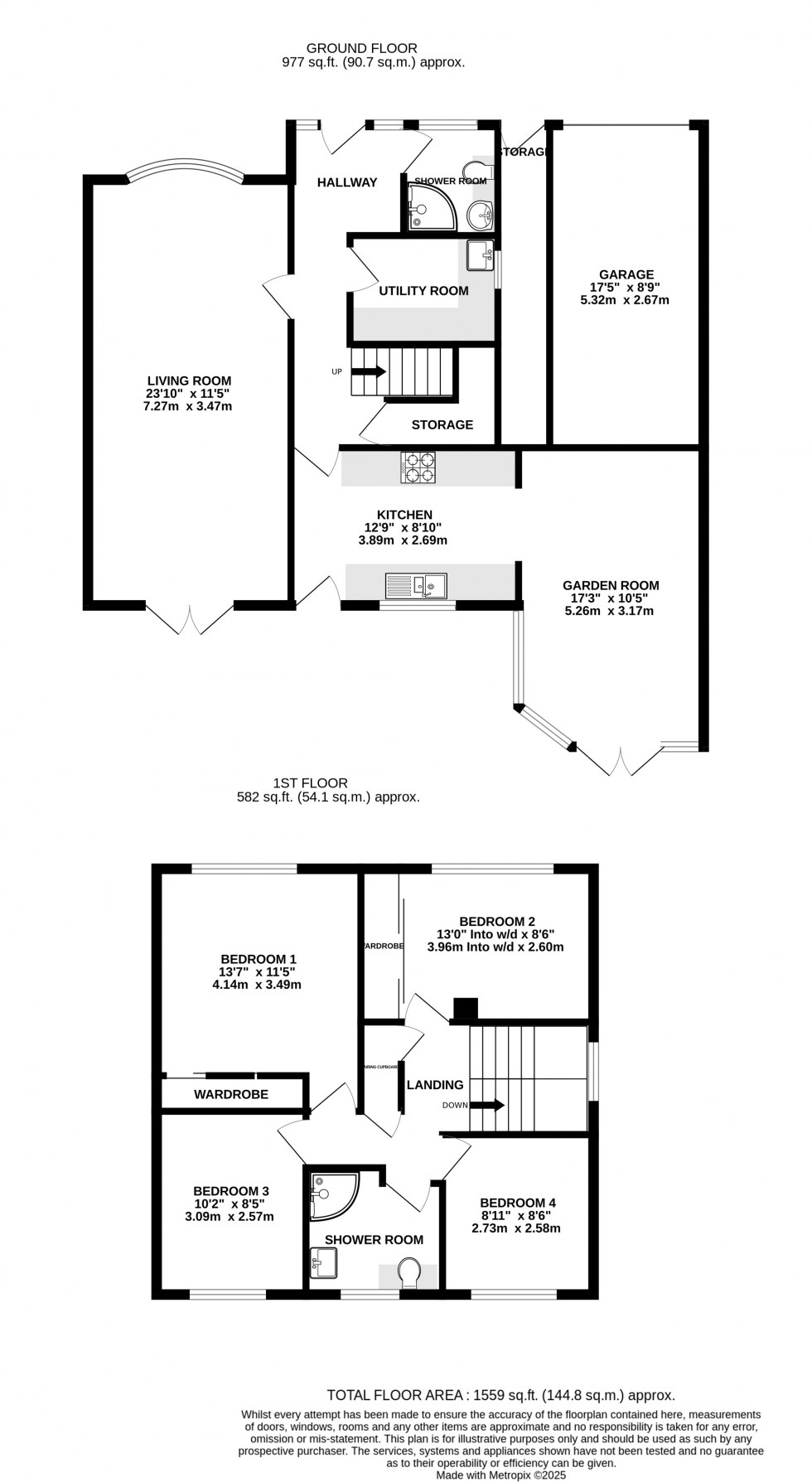 Floorplan for Lambsfrith Grove, Hempstead, Gillingham, Kent ME7 3SB