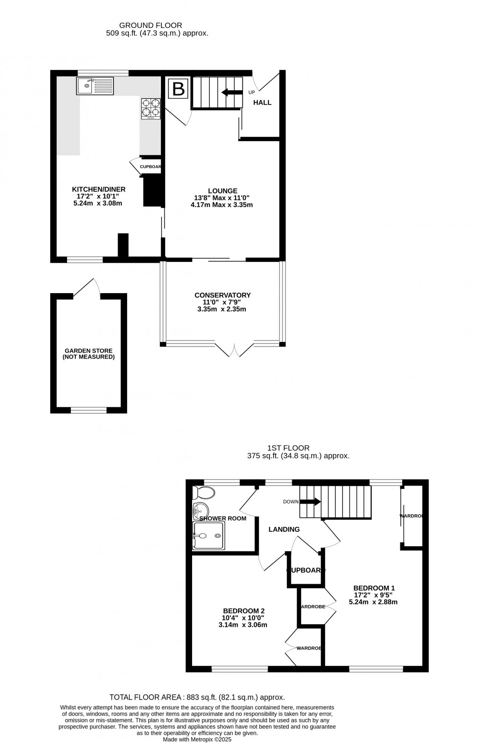 Floorplan for Barnfield, Chatham, Kent ME5 0HT