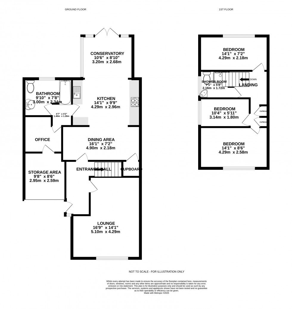 Floorplan for Crosier Court, Upchurch, Sittingbourne,, Kent ME9 7AR