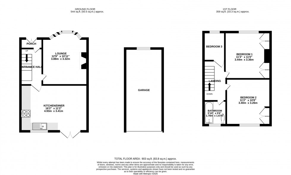Floorplan for Eastcourt Lane, Twydall, Gillingham, Kent ME8 6HG