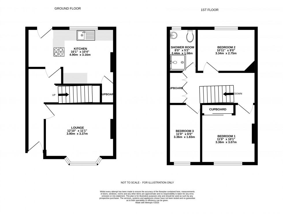 Floorplan for High Dewar Road, Gillingham, Kent ME8 8DN
