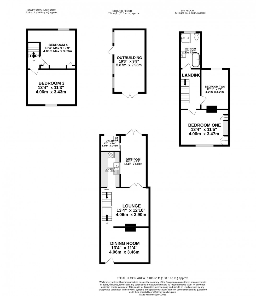 Floorplan for Paget Street, Gillingham, Kent ME7 5EP