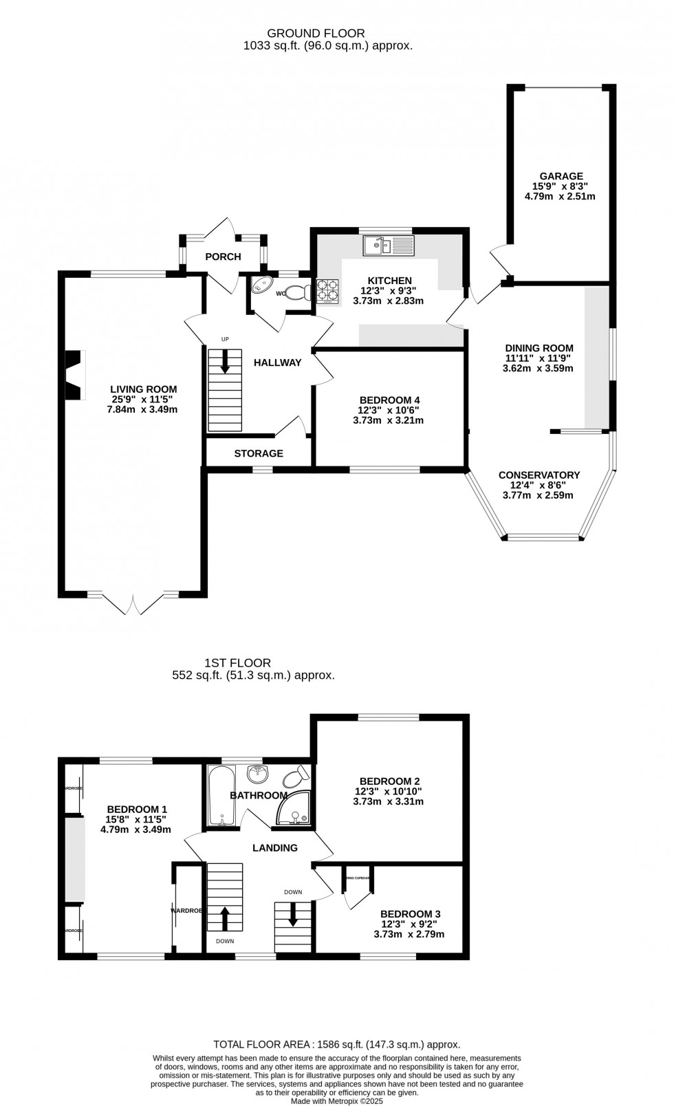 Floorplan for Hamelin Road, Darland, Gillingham, Kent ME7 3ER