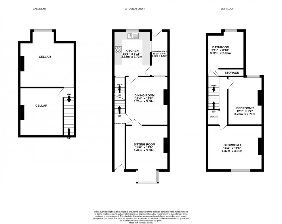 Floorplan for Rosebery Road, Gillingham, Kent ME7 1QQ