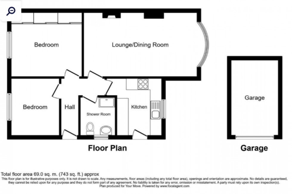 Floorplan for Chalky Bank Road, Rainham, Gillingham, Kent ME8 7NN