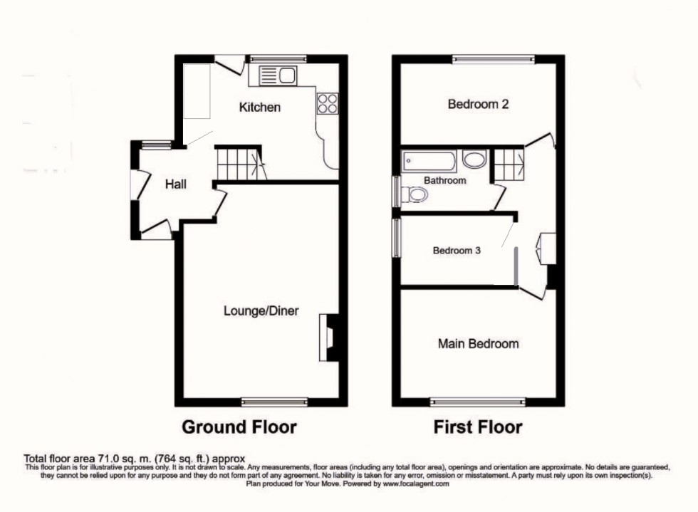 Floorplan for The Street, Sittingbourne, Kent ME9 7EU