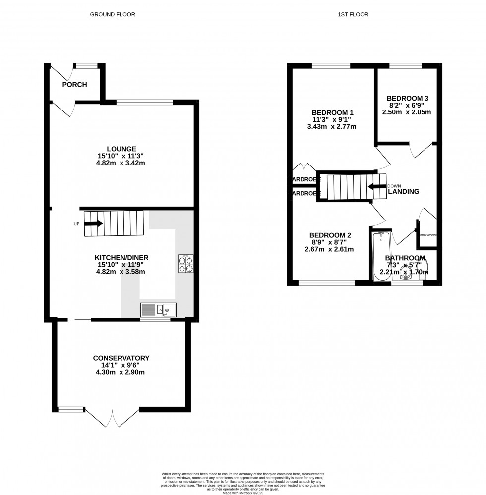 Floorplan for Harvesters Close, Rainham, Gillingham, Kent ME8 8PA